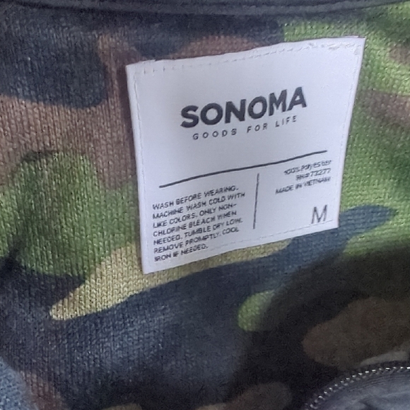 Sonoma Green and Black Camouflage Vest - Picture 2 of 4